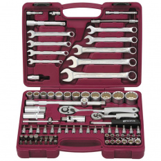 Набор инструментов универсальный Thorvik UTS0082/12, 82 предмета
