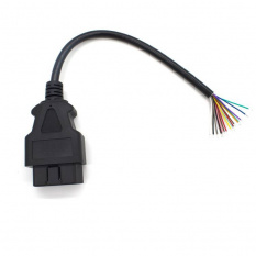Штекер OBD2 (папа) с проводом