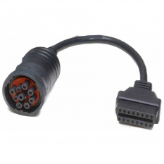 Переходник Cummins (КАМАЗ, КАВЗ, ПАЗ) Deutsch 9 pin - OBD2